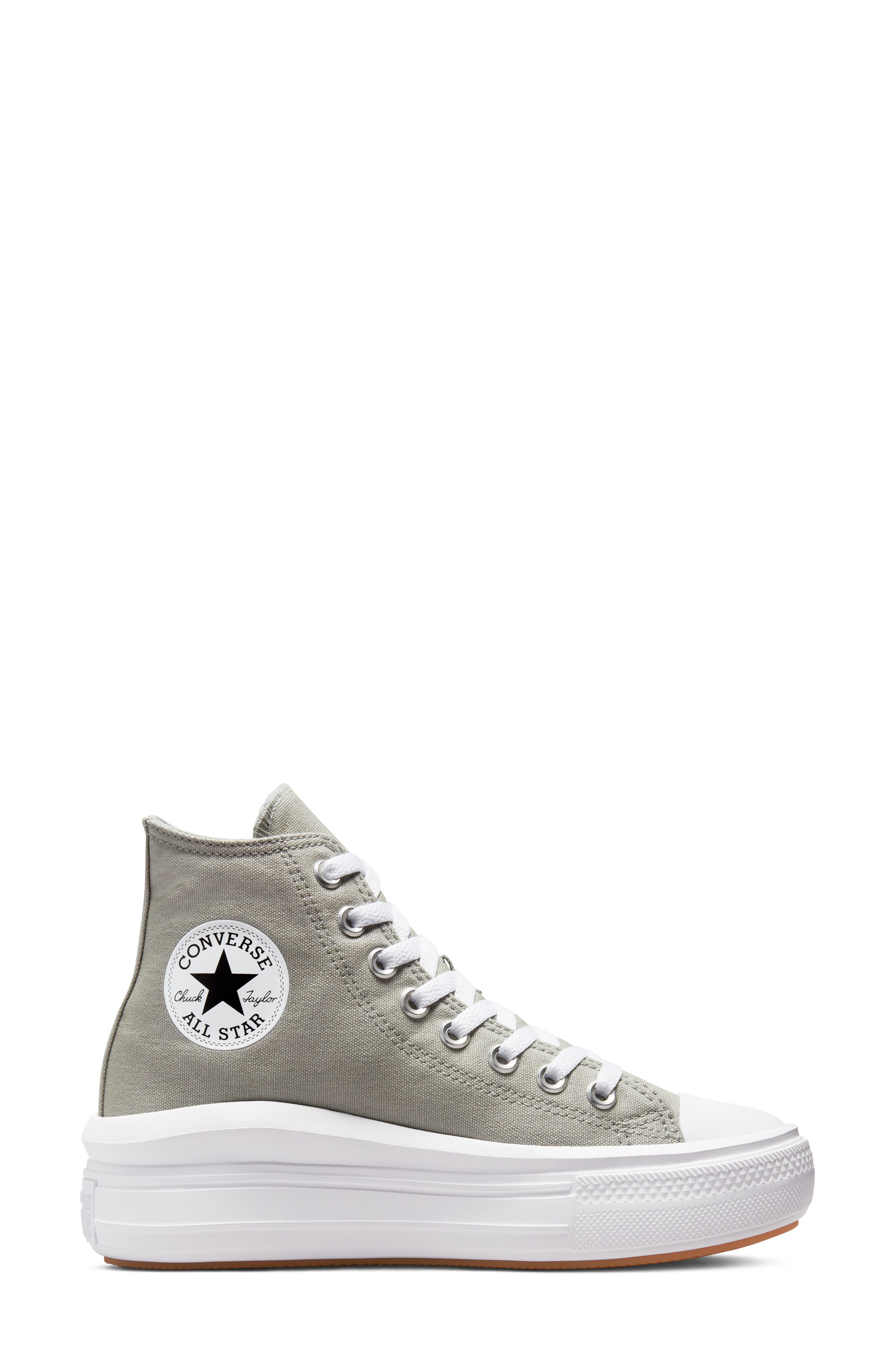 Chuck Taylor® All Star® Move High Top Platform Sneaker, Alternate, color, SLATE SAGE