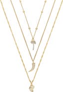 Ettika Set of 3 Tropical Necklaces