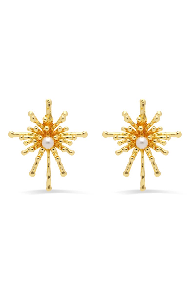 V.BELLAN Novah Stud Earrings, Main, color, Gold