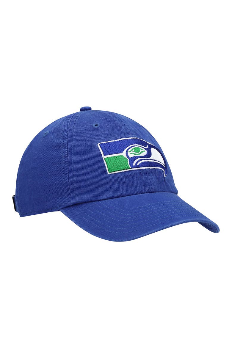 Men's '47 Royal Seattle Seahawks Clean Up Legacy Adjustable Hat, Alternate, color, ROYAL