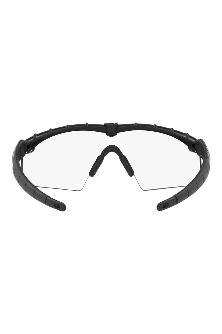 M Frame Strike 134mm Photochromic Irregular Shield Sunglasses, Alternate, color, BLACK / CLEAR