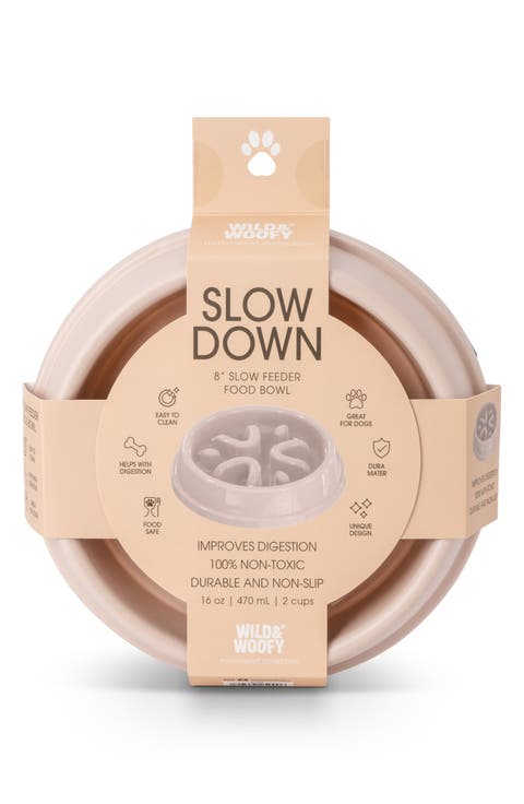 Slow Feeder Pet Food Bowl