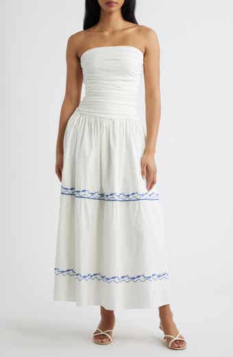 Oia Strapless Maxi Dress