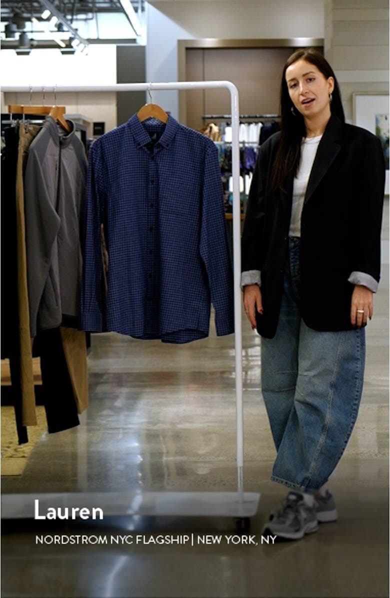 Mobley Gingham Check Button-Down Shirt, sales video thumbnail