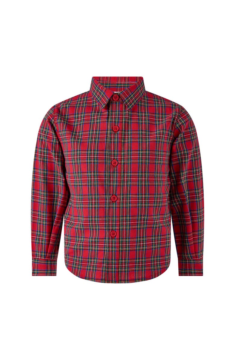 Rachel Riley Red Tartan Shirt, Main, color, Red