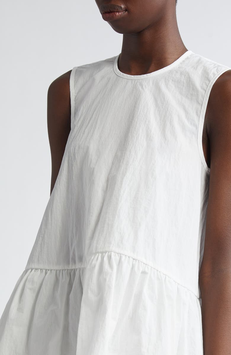 Cecilie Bahnsen Asta Ruffle Taffeta Top, Alternate, color,