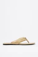 Bimba y Lola Leather Tubular Flat Sandal