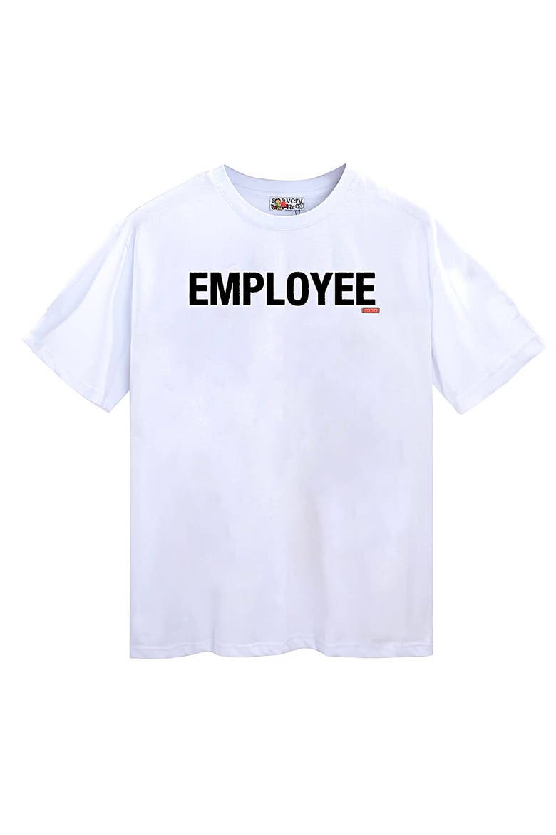 Employee Tee, Main, color, White