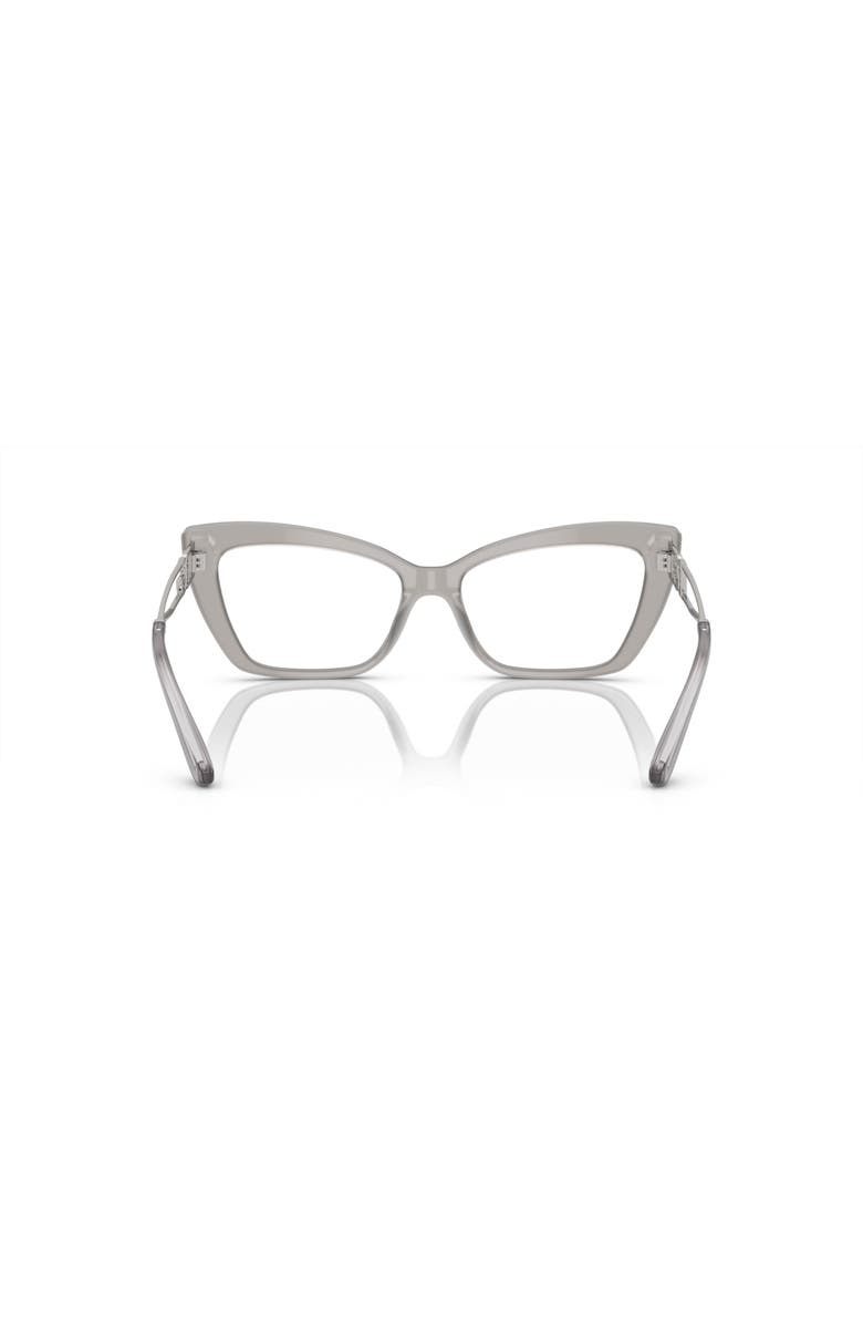 Dolce&Gabbana 55mm Cat Eye optical glasses, Alternate, color, Grey