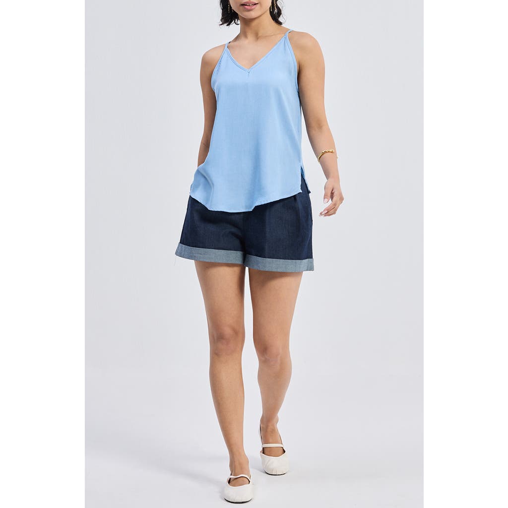 Reistor Endless Sunday Top In Denim In Ocean Blue