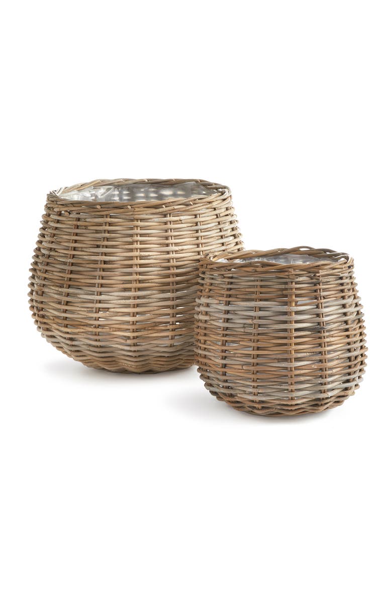 Brinley Baskets Set of 2, Main, color, Brown