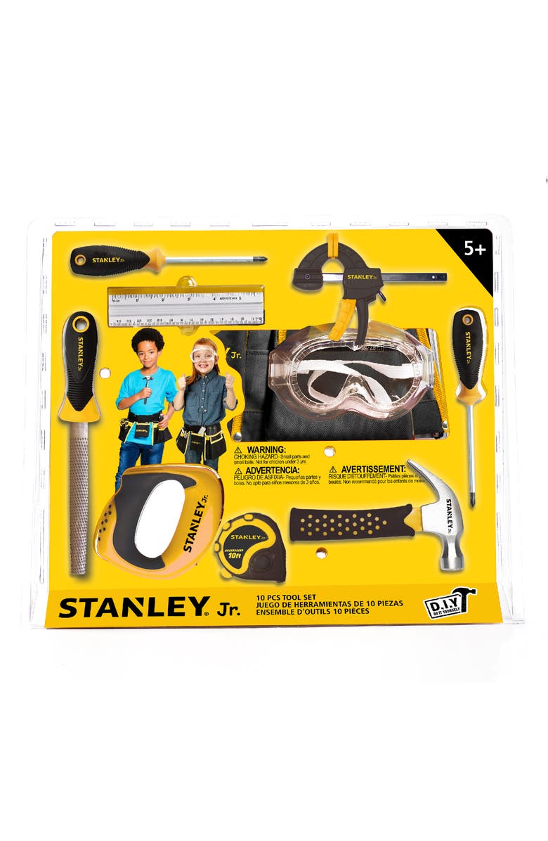 Stanley Jr. 10-Piece Toy Tool Set, Alternate, color,