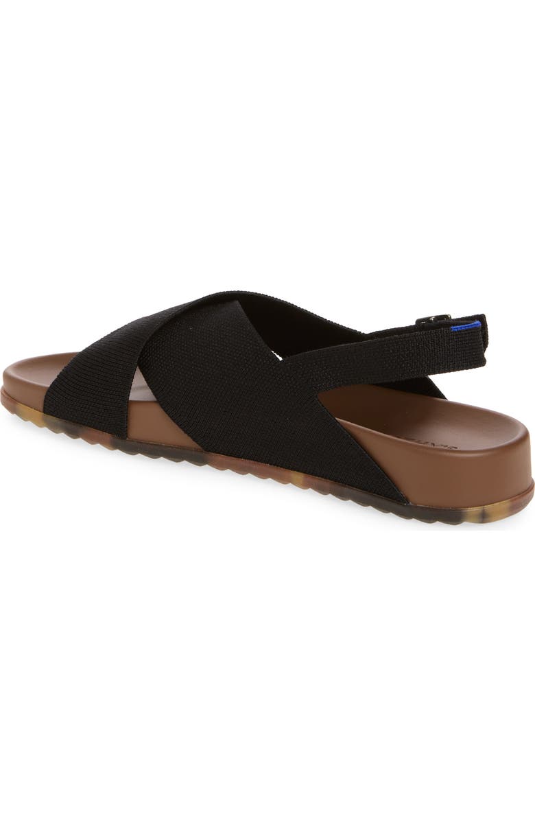 Rothy's The Weekend Sandal, Alternate, color, Black