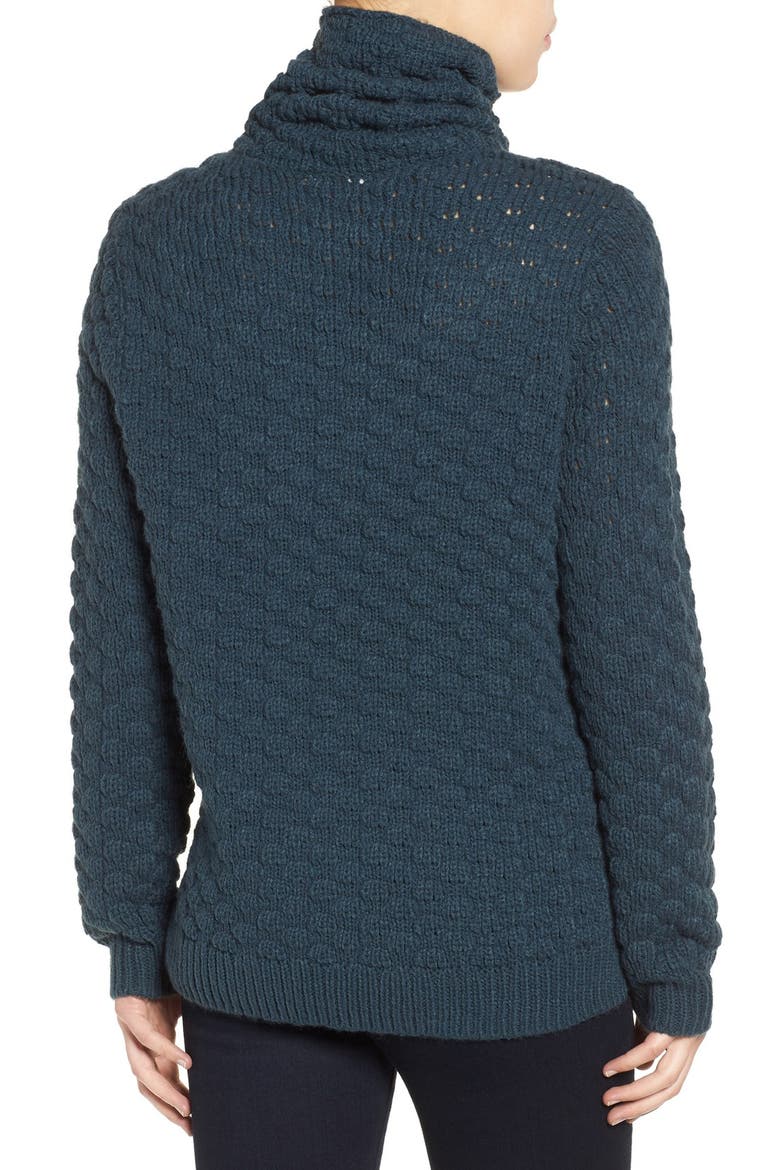 BUBBLE STITCH SWEATER, Alternate, color, NAVY MIDNIGHT