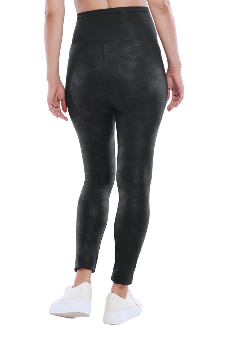 Essential Stretch Secret Fit Over the Belly Plus Maternity Tights, Alternate, color, Black