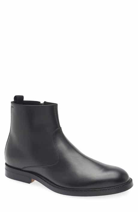 BOSS Dressletic Zip Leather Boot