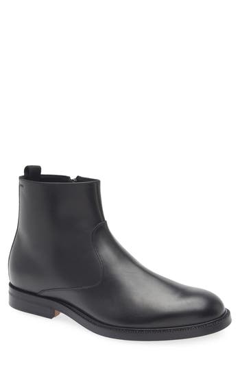 Hugo Boss Boss Dressletic Zip Leather Boot