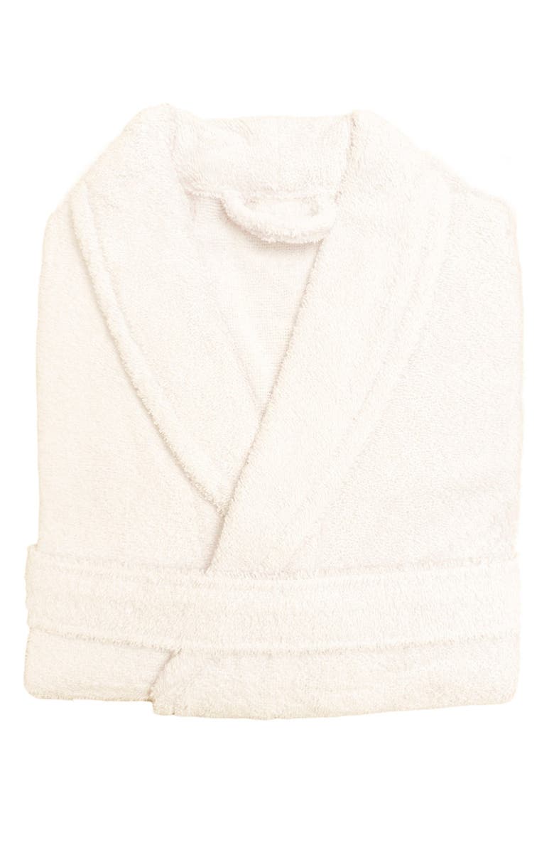 Anaya Home Spa Cotton Terry Robe, Alternate, color, White