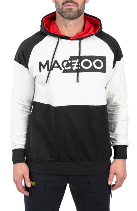 Colorblock Logo Graphic Hoodie