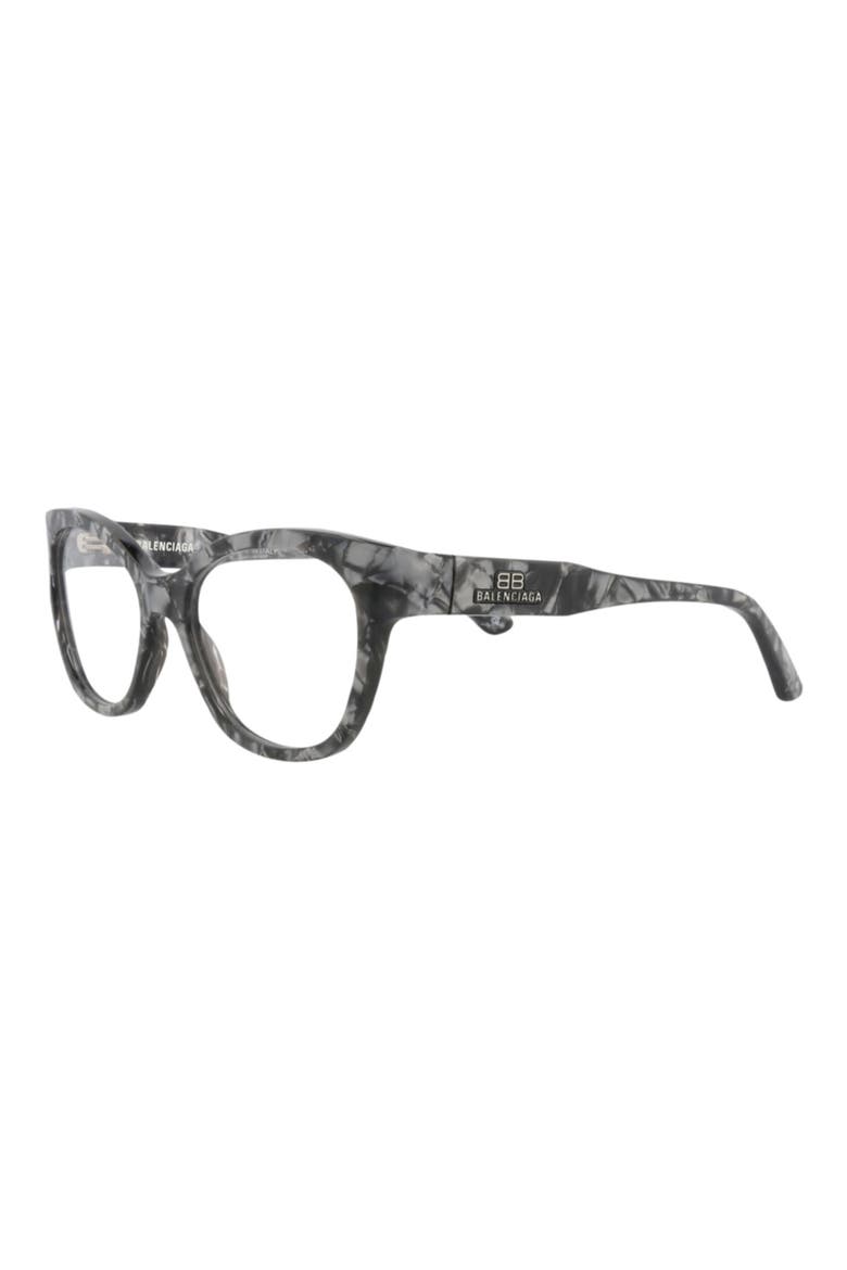 53mm Cat Eye Optical Glasses, Alternate, color, GREY GREY TRANSPARENT