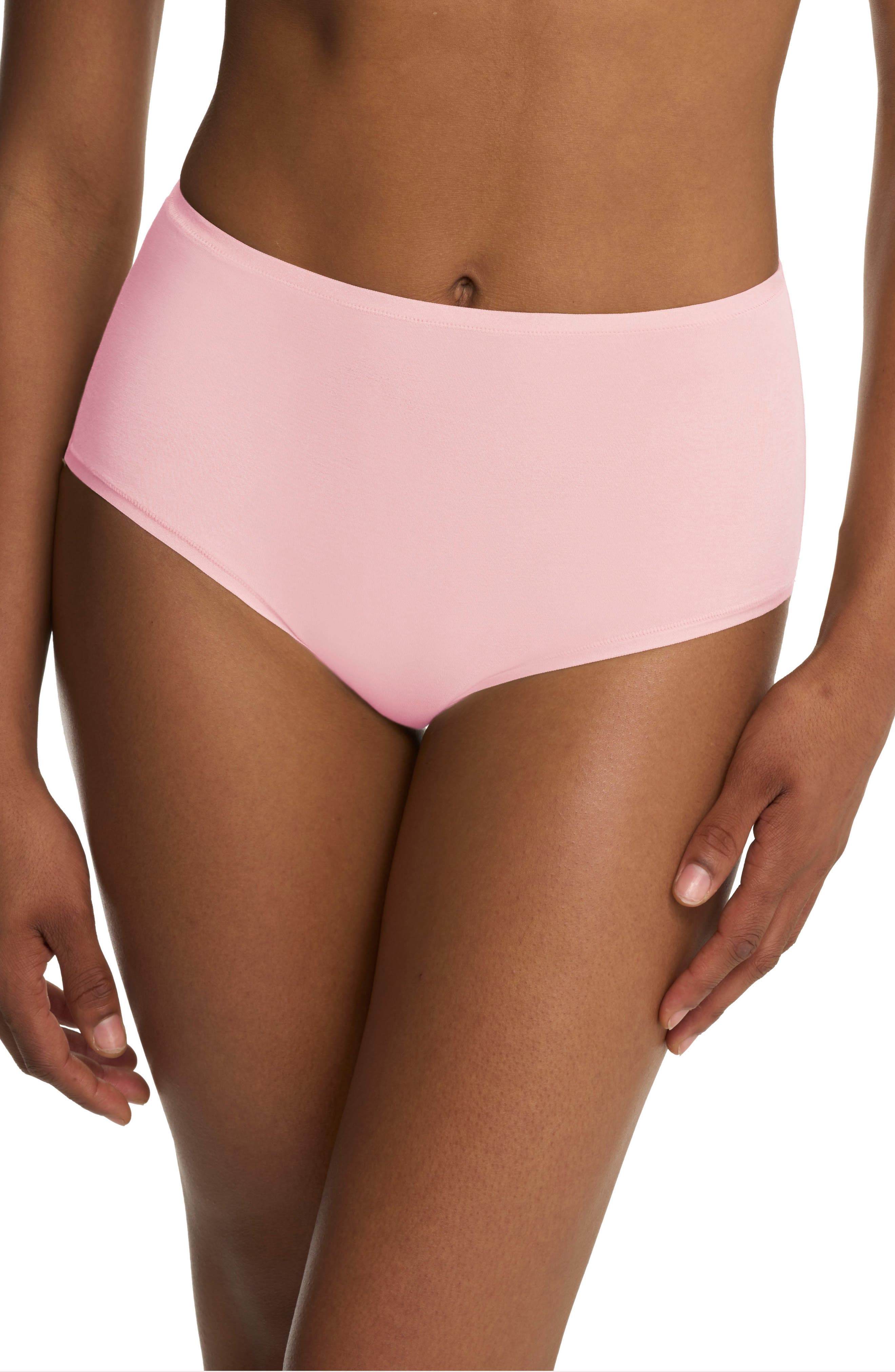 Natori Bliss Bare Cotton High Waist Briefs