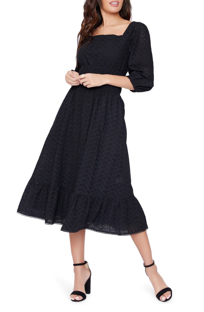 Lost + Wander Mystery Love Midi Dress, Main, color, 