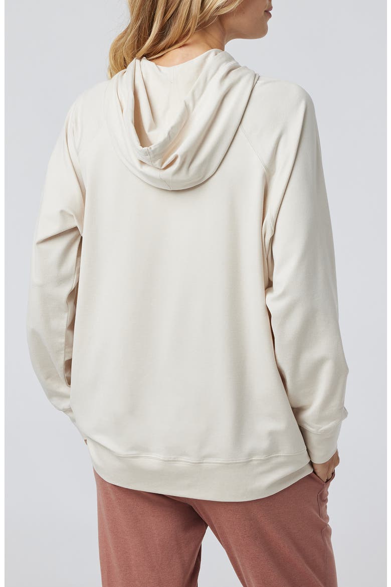 Halo Oversize Hoodie, Alternate, color, MILKWEED HEATHER