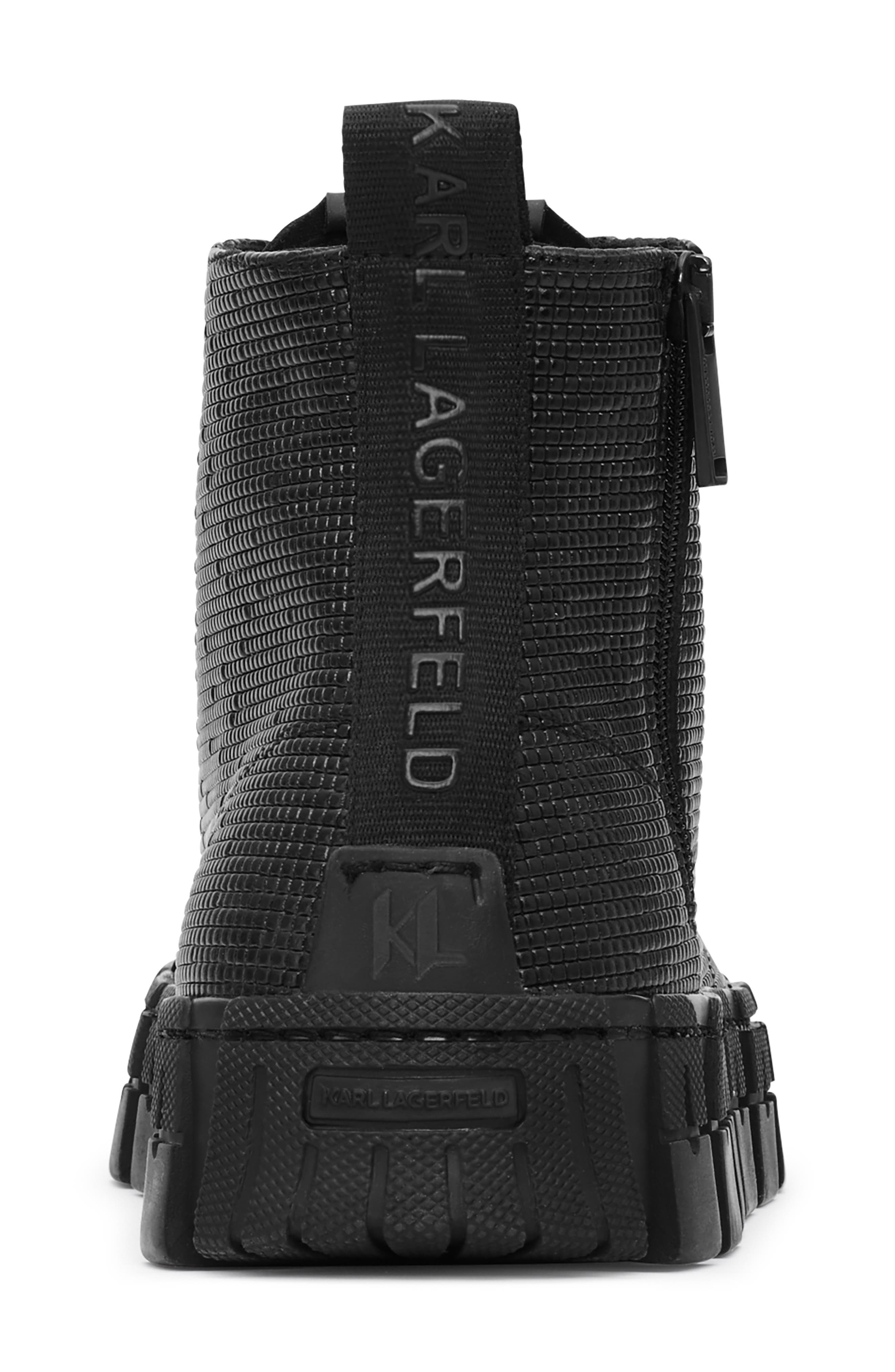 KARL LAGERFELD PARIS Zip Sneaker, Alternate, color, 