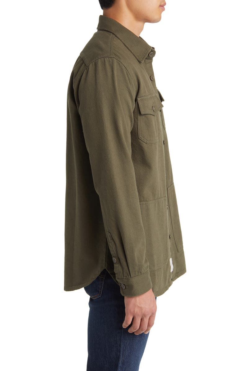 Schott NYC Cotton Twill Work Shirt, Alternate, color, 