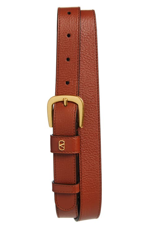VLOGO Leather Belt