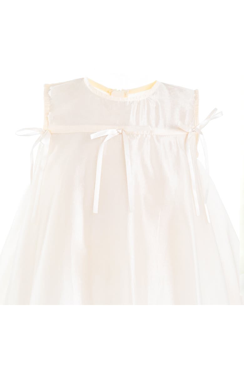 Kaia Ribbon Bow Dress, Alternate, color, White