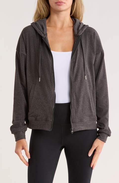Full Zip Double Soft Hooded Sweatshirt