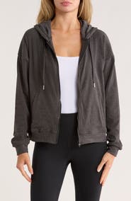 Jessica Simpson Full Zip Double Soft Hooded Sweatshirt
