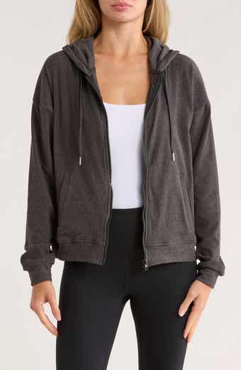 Jessica Simpson Full Zip Double Soft Hooded Sweatshirt