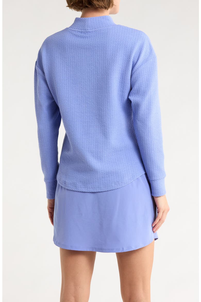 Paige Mock Neck Knit Top, Alternate, color, IRIS