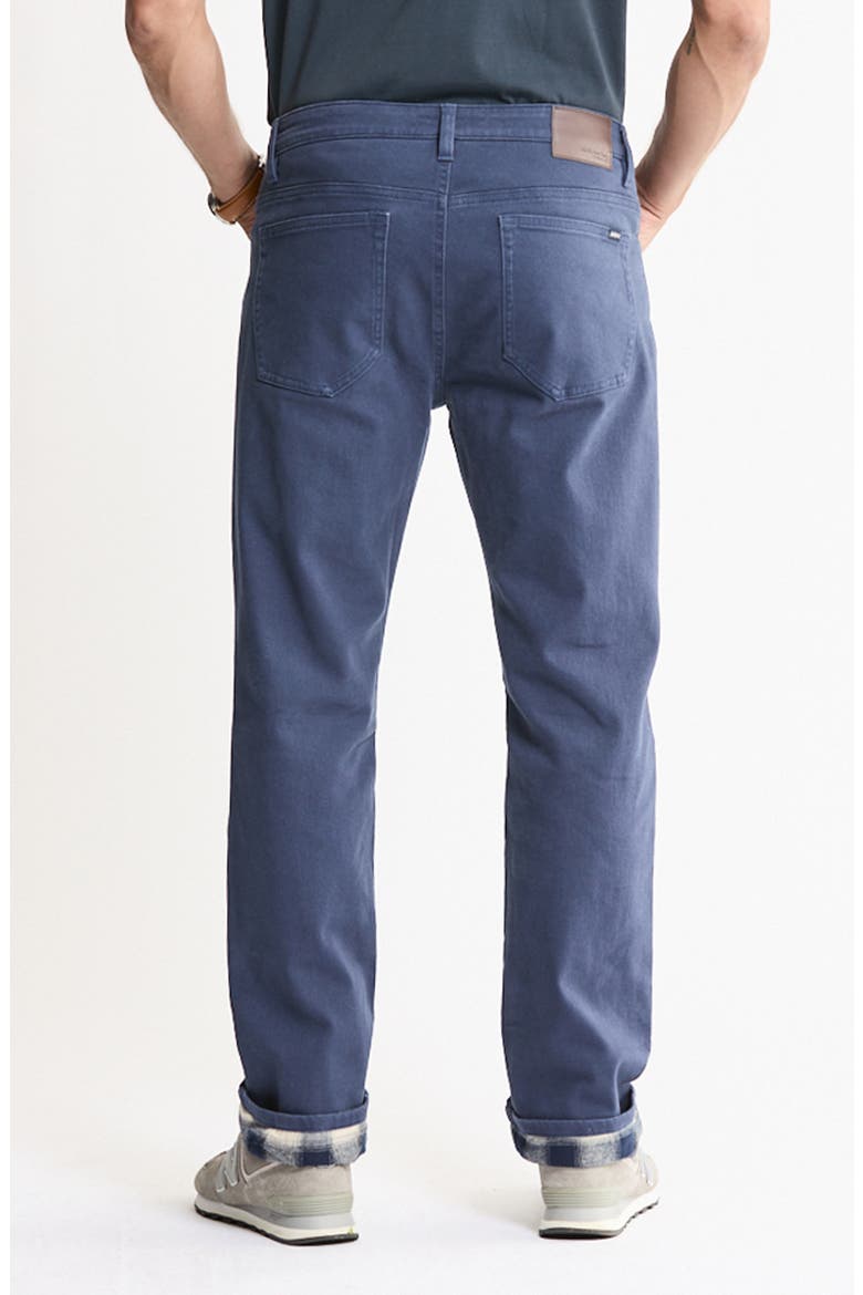Flannel Lined Bull Jeans, Alternate, color, NAVY