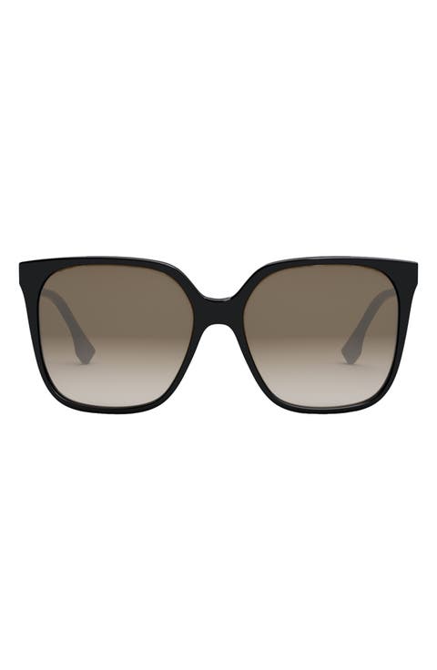 'Fendi Fine 59mm Geometric Sunglasses