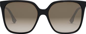 The Fendi Fine 59mm Geometric Sunglasses
