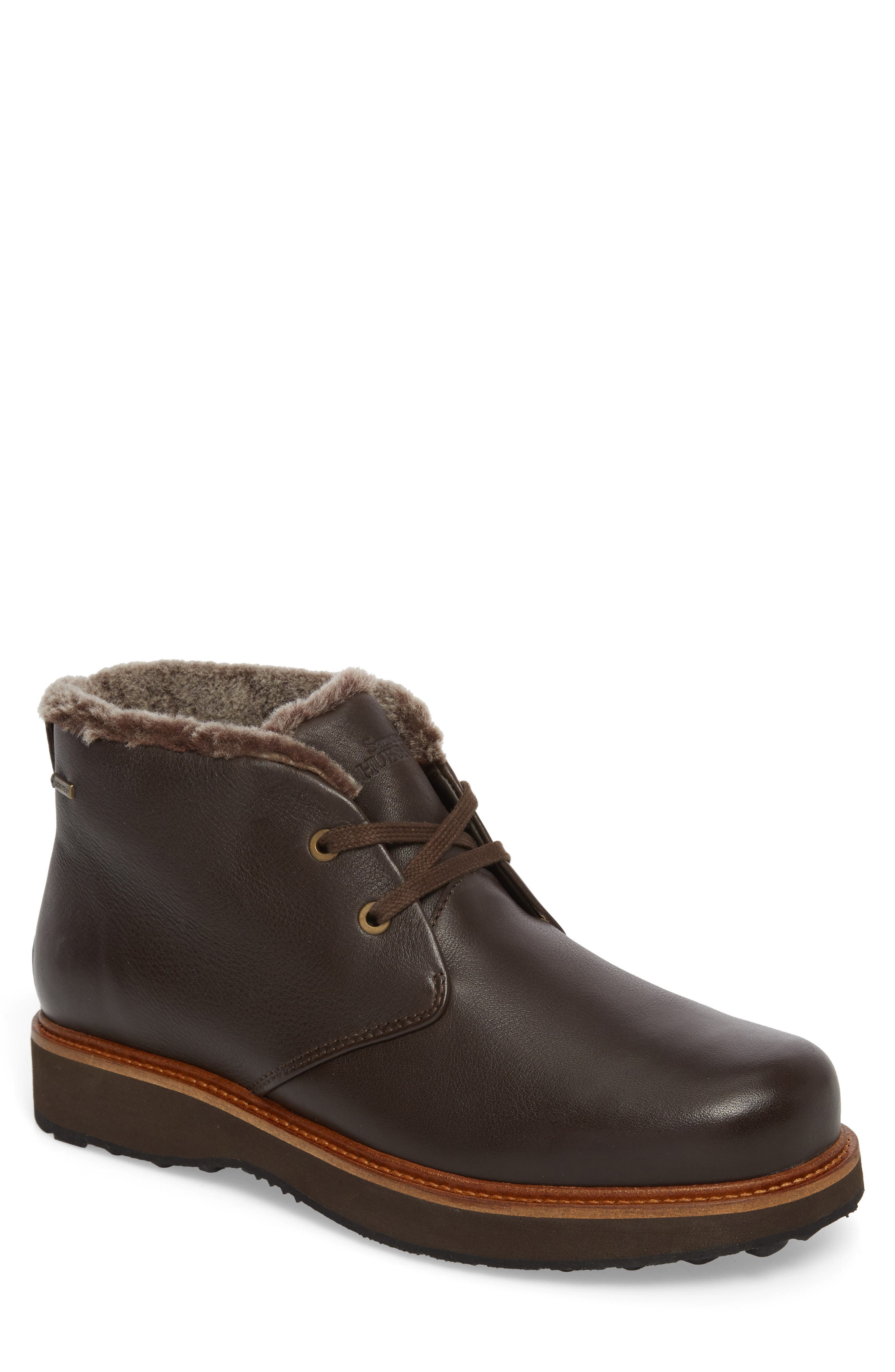 Samuel Hubbard Winter's Day Waterproof Gore-Tex<sup>®</sup> Genuine Shearling Lined Chukka Boot, Main, color, 