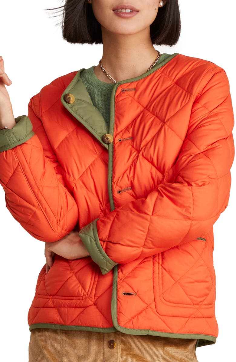 vineyard vines Reversible Quilted Jacket, Main, color, 