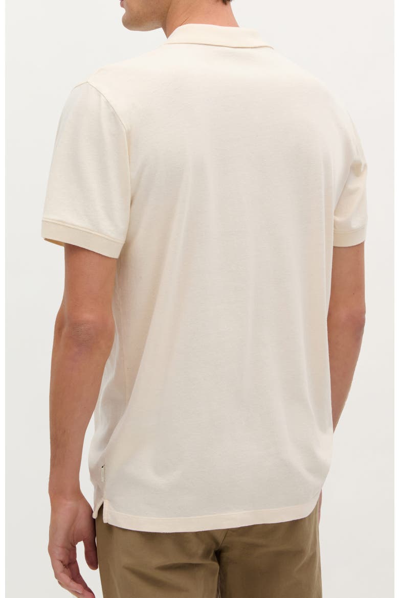 Icon Rustic Polo, Alternate, color, Cream
