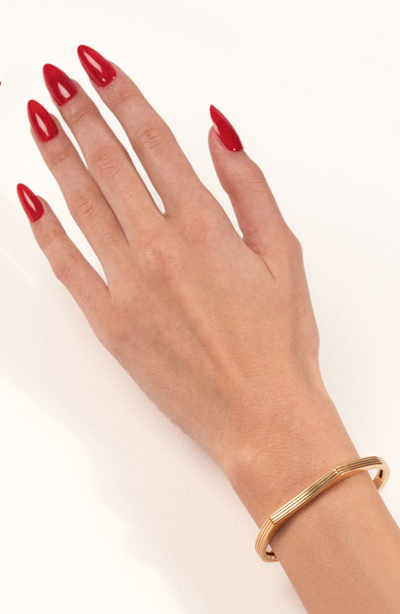 IVI Los Angeles Aurelia Narrow Cuff Bracelet, Alternate, color, Yellow Gold