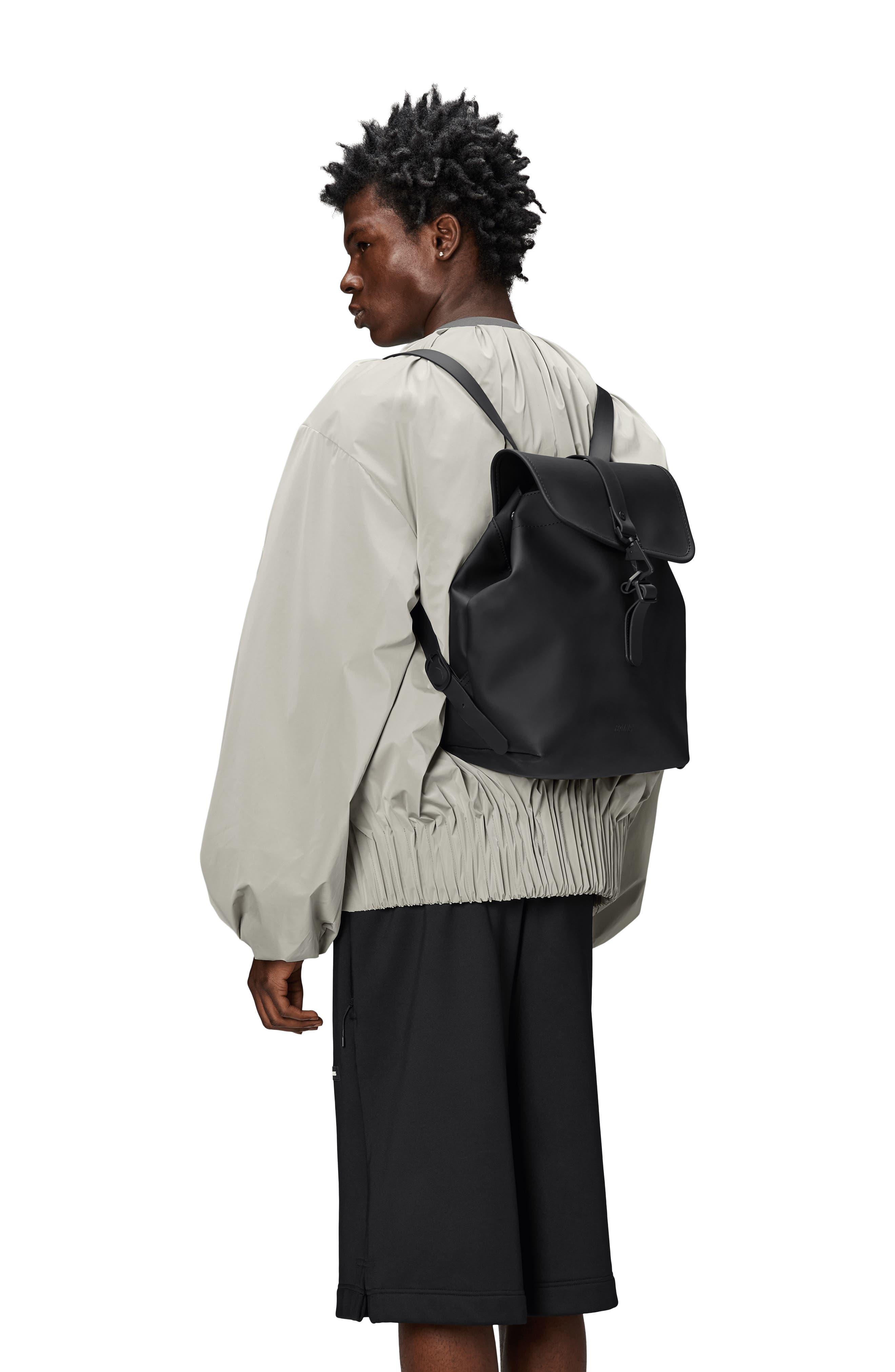 Rains Waterproof Bucket Backpack, Alternate, color, 