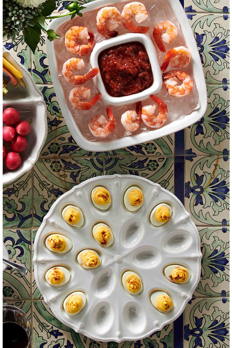 'Berry and Thread' Egg Platter, Alternate, color, WHITEWASH