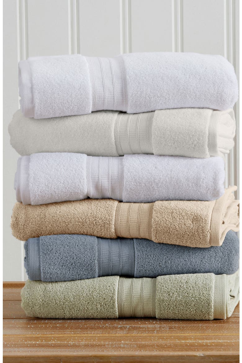 Premium Cotton 6-Piece Towel Set, Alternate, color, LIGHT GREY