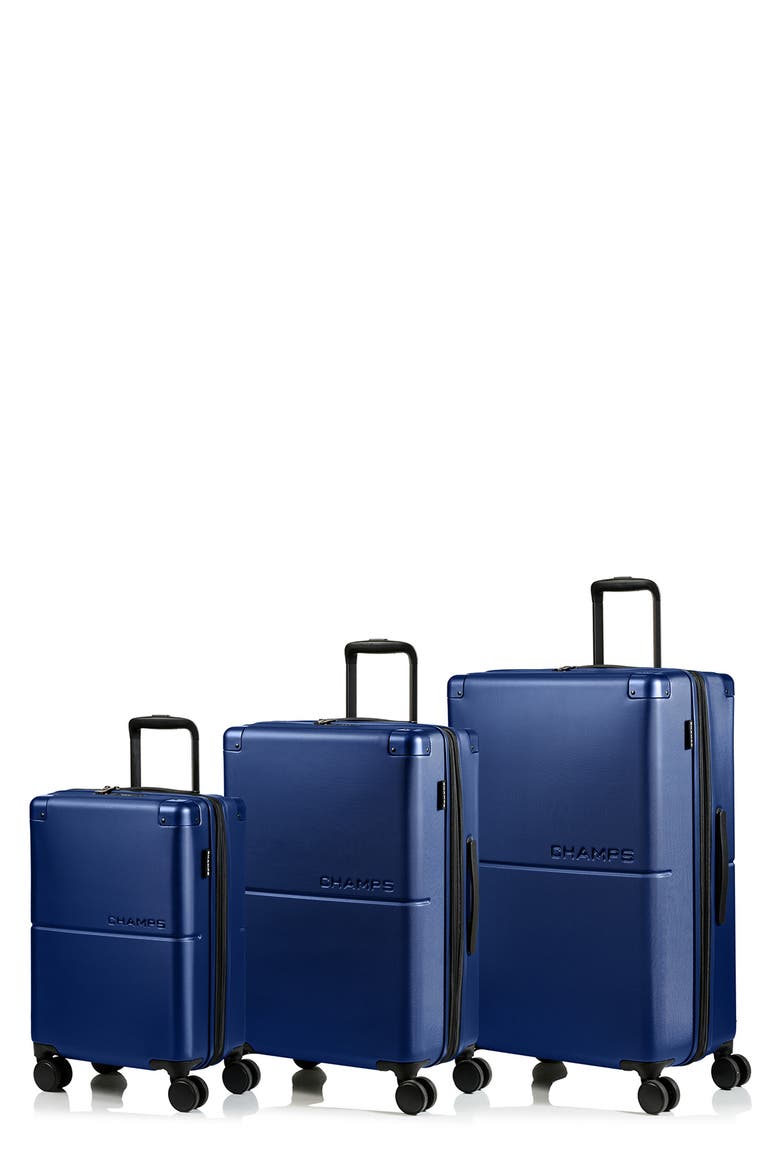 Earth 3-Piece Wheeled Luggage Set, Main, color, NAVY
