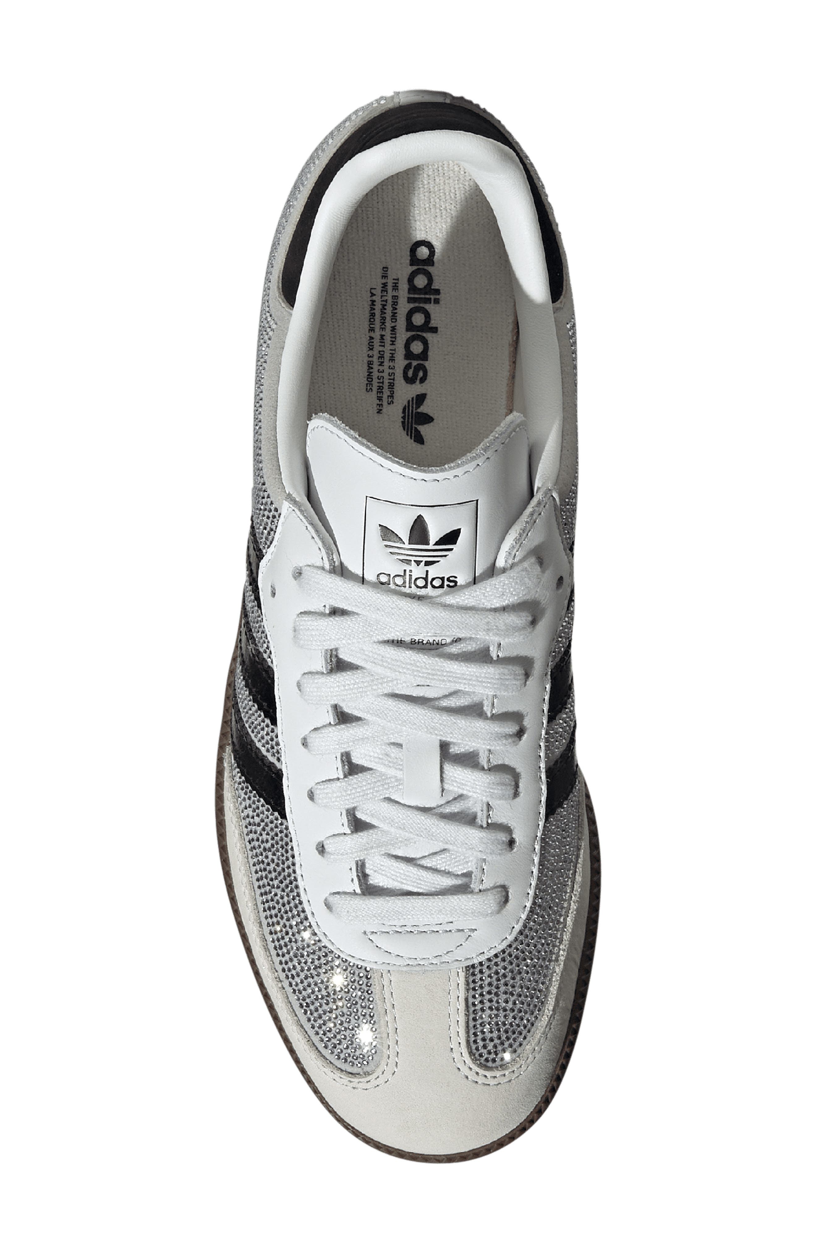 adidas Samba OG Crystal Embellished Sneaker, Alternate, color, 