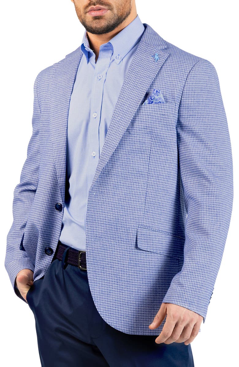 TailorByrd Melange Micro Grid Sport Coat, Alternate, color, Blue