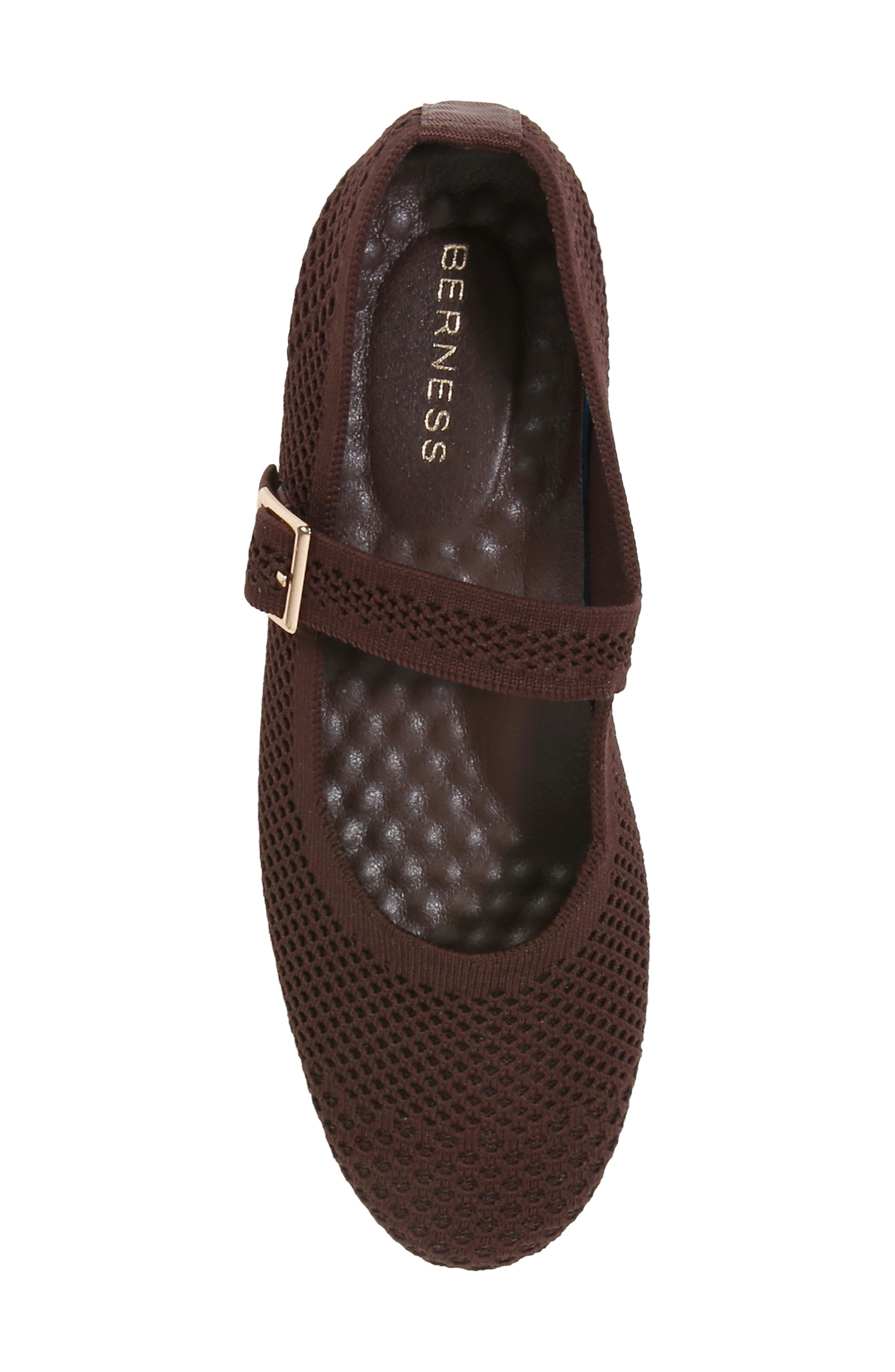 Sawyer Mary Jane Flat, Alternate, color, BROWN