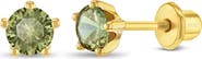 In Season Jewelry Prong CZ Solitaire Earrings